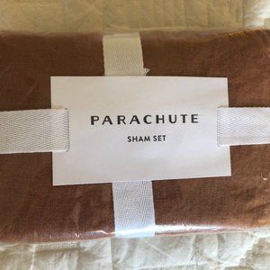 NEW Parachute Linen Sham Set of 2 in Terra, Standard